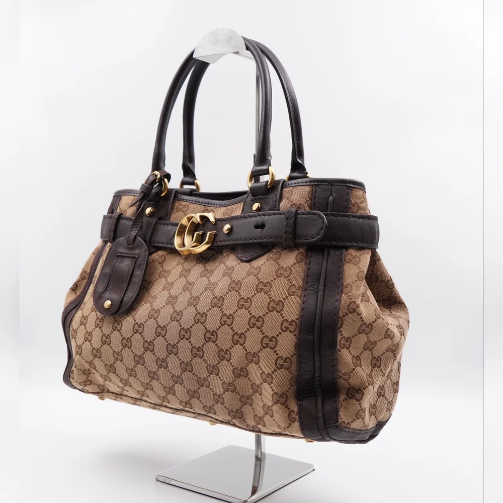 BW08 💕 GUCCI Monogram GG Running Tote - Picture 2 of 13